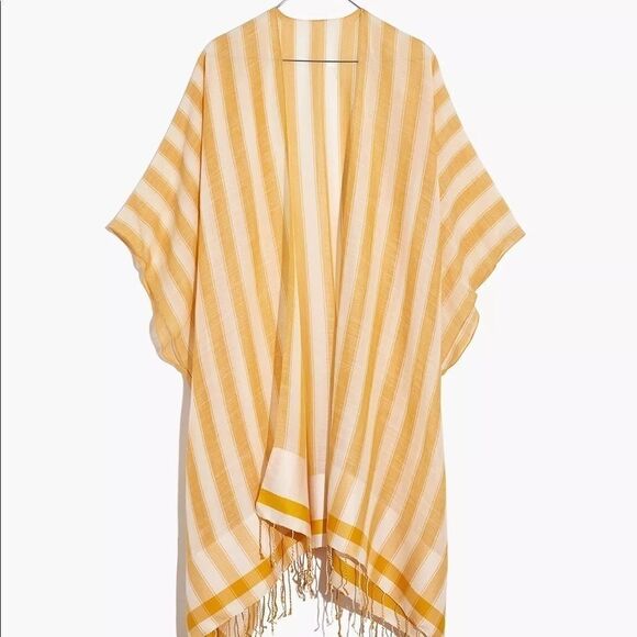 Madewell Striped Beach Cape Scarf - Picture 4 of 4